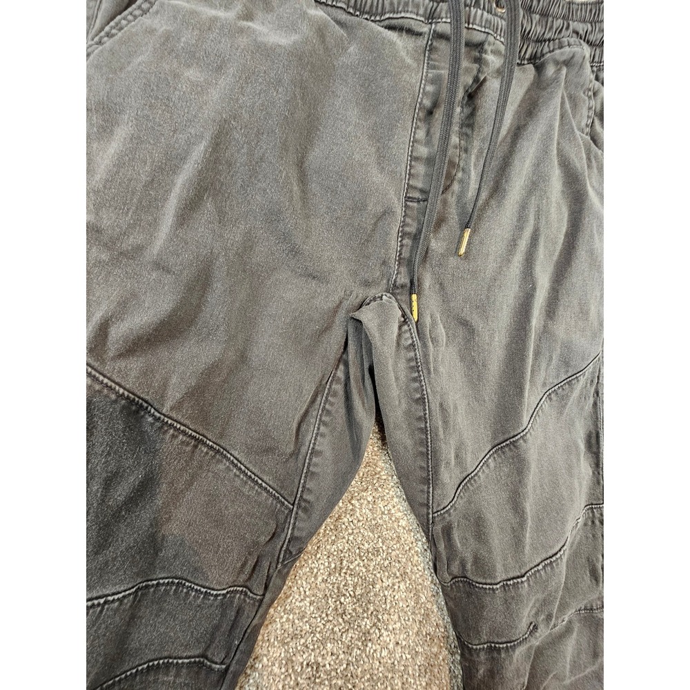 Hollister Advanced Stretch Skinny Jogger Mens Medium Washed Black Gray Pants - Picture 13 of 16